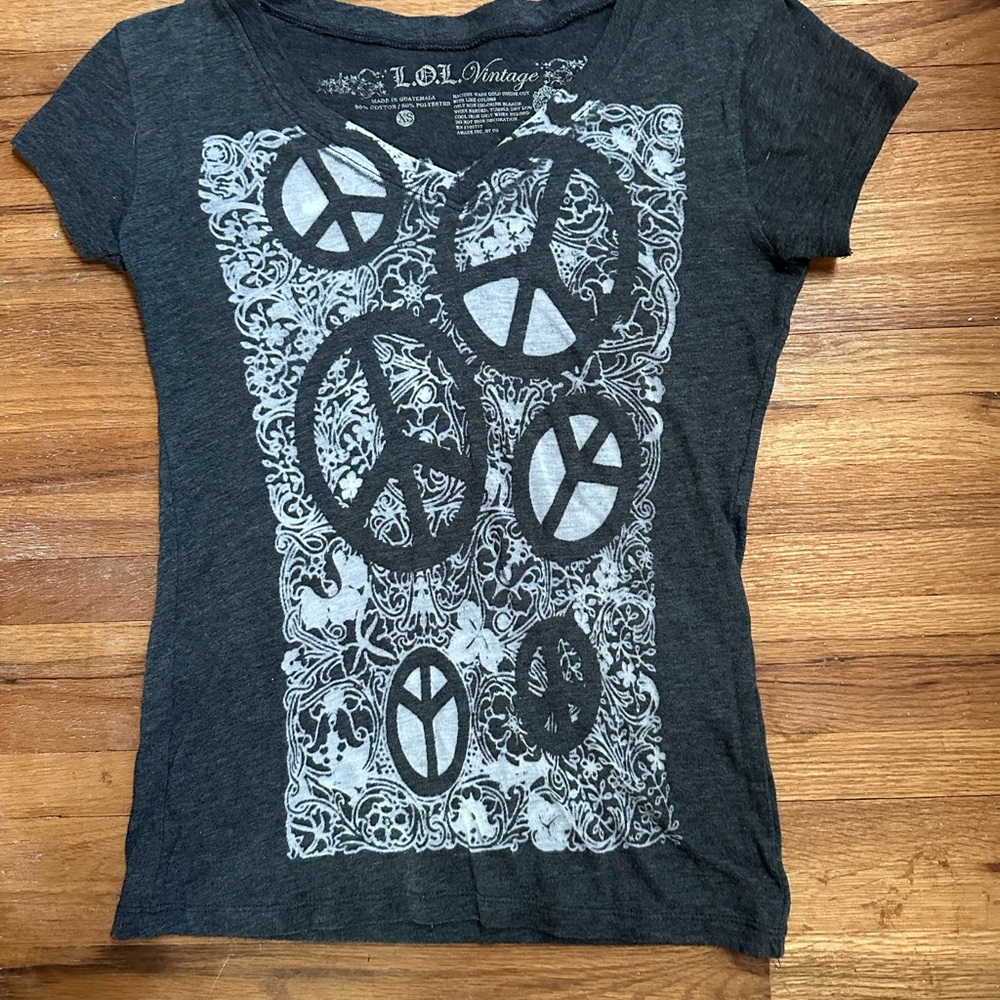 L.O.L. Vintage Charcoal Graphic Tee